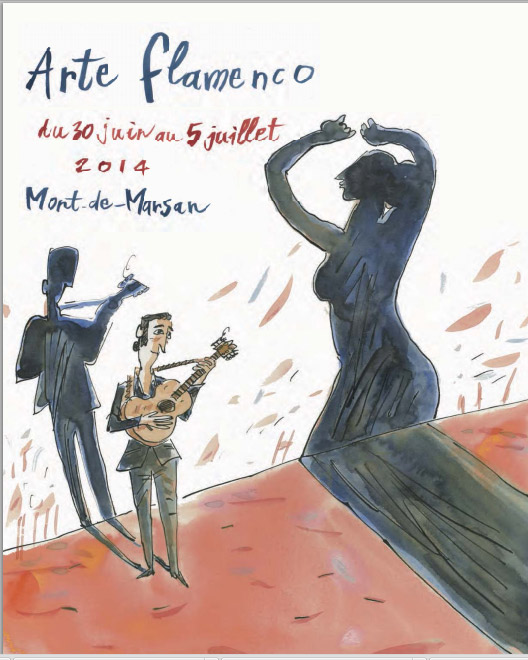 Cartel Festival Flamenco Mont de Marsan 2014